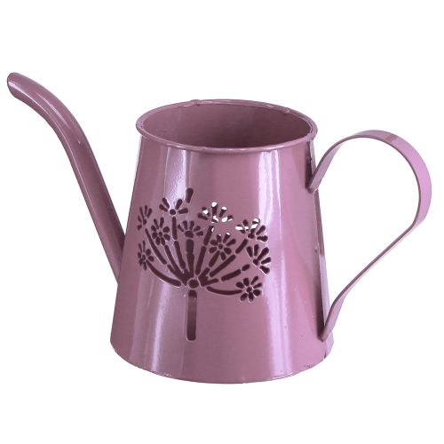 Article Arrosoir décoratif en métal avec pissenlit rose H12cm 2pcs