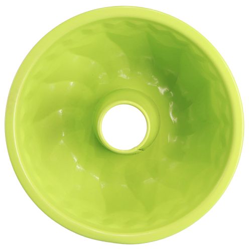 Article Moule à gâteau Gugelhupf décoratif en métal vert pomme Ø23cm H12cm