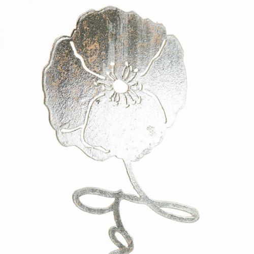Floristik24 Support en bois fleur déco métal lettrage &quot;Famille&quot; H40cm