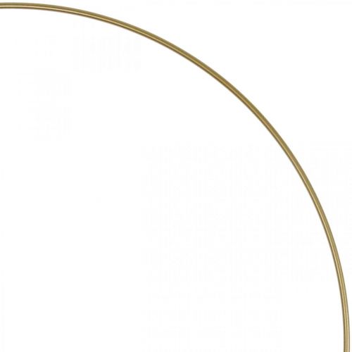 Article Anneau en métal anneau décoratif Anneau Scandi boucle décorative or Ø30,5cm 6 pcs