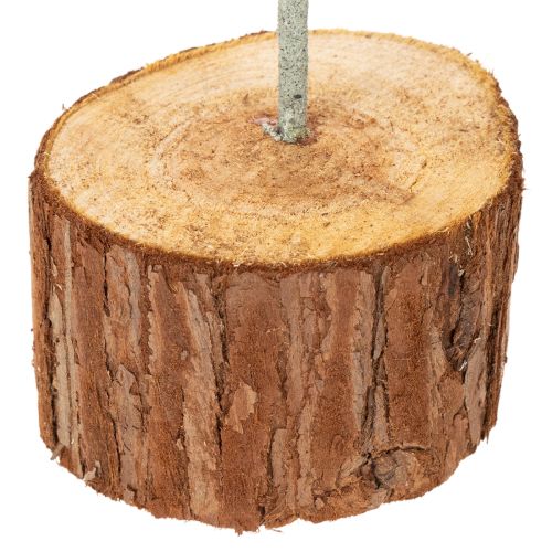 Deko anneau en métal sur support en bois 43 cm | Floristik24.fr