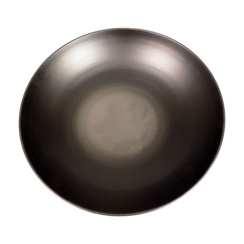 Floristik24 Bol décoratif en métal bol rond en métal noir avec socle Ø40cm