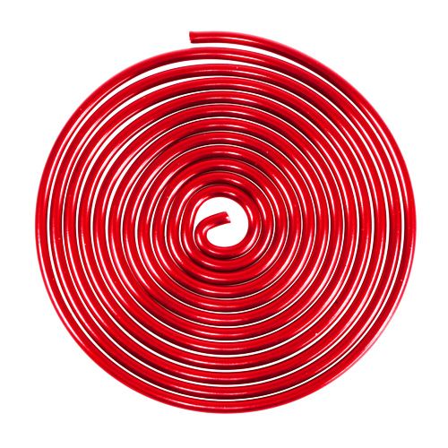 Floristik24 Vis à fil aluminium vis métal rouge 2mm 120cm 2pcs