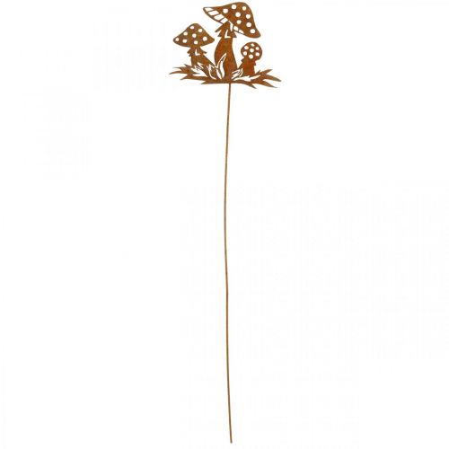Floristik24 Bouchons d&#39;automne crapauds, décoration métal, bouchon fleur patine 39cm