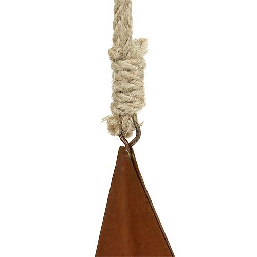 Floristik24 Etoile en métal pour suspendre la rouille 21cm