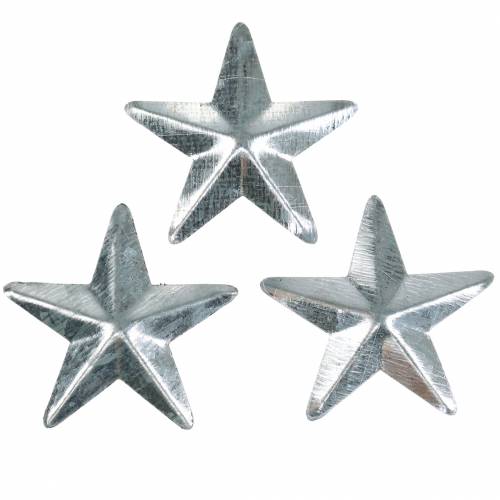 Etoile Métal Argent 4cm 48pcs