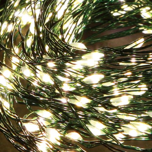 Article Guirlande lumineuse micro LED lumières de Noël minuterie 180cm