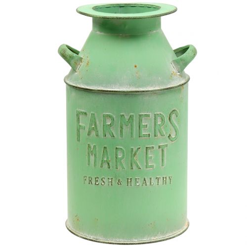 Pot à lait décoratif vert antique Ø18cm H32cm