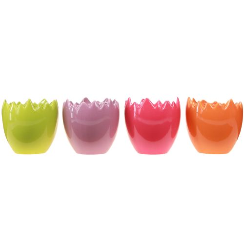 Article Mini pot de fleurs pour œufs de Pâques, vases colorés, pastel, 8,5 cm, 4 pièces