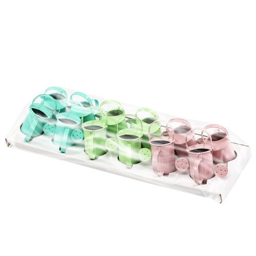 Floristik24 Mini arrosoirs genre pastel. Ø4cm 12pcs