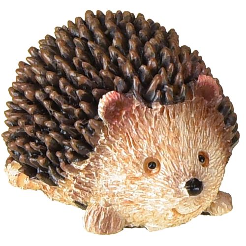 Floristik24 Mini figurines décoratives hérisson automne peintes à la main 4×2,5×2cm 6 pièces