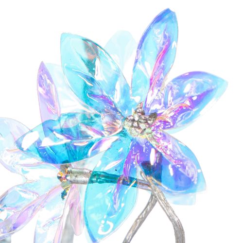 Branche artificielle avec fleurs irisées 80 cm pour décoration intérieure | Floristik24.fr