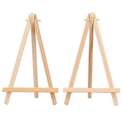 Article Mini chevalet porte-cartes bois naturel 11x19cm 6 pcs