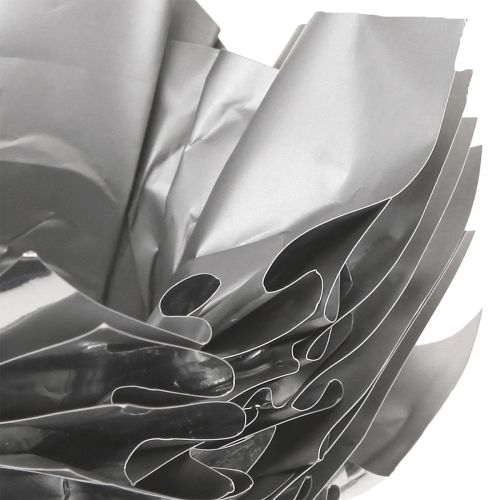 Article Mini jardinière argent emballage cadeau Ø4,5cm H7cm 8 pcs