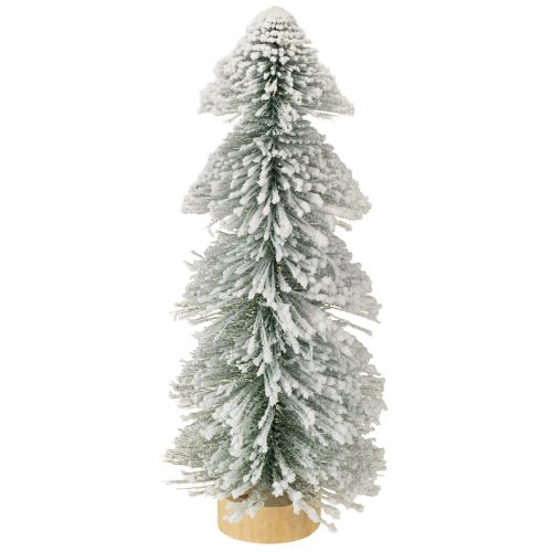 Floristik24 Mini sapin de Noël LED enneigé 40cm
