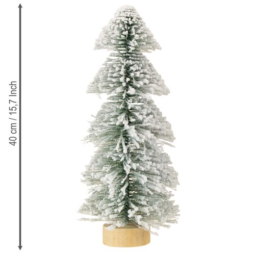 Article Mini sapin de Noël LED enneigé 40cm