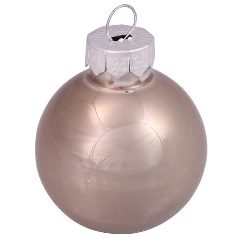 Article Mini boules de Noël boules d&#39;arbre en verre cachemire Ø3cm 22 pcs