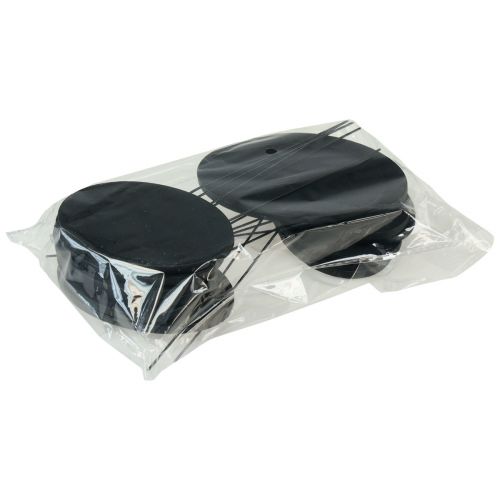 Article Mini Tableau Noir Ovale Piquet pot de fleurs 7,5×4,5cm 12pcs