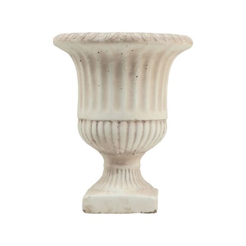 Floristik24 Mini Pot de fleurs en béton, Pot de fleurs décoratif Antique H16,5 cm