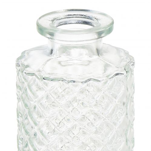 Floristik24 Mini vases vases bouteilles décoratifs en verre Ø5cm H13cm 3pcs