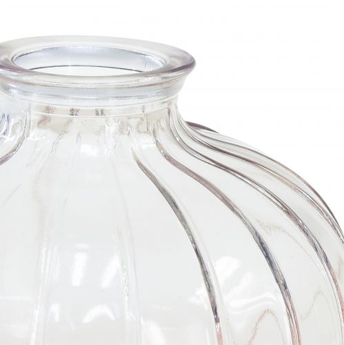 Article Mini vases vases décoratifs en verre vases à fleurs H8,5–11 cm lot de 3