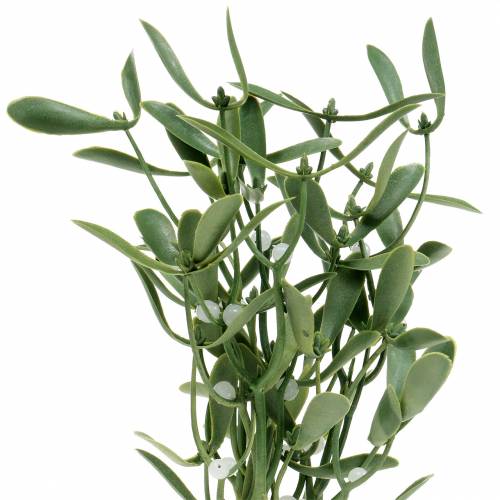 Floristik24 Gui aux baies blanches 30,5cm