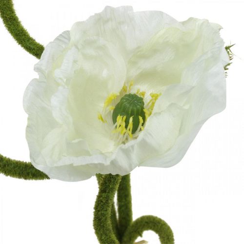 Fleur Artificielle Pavot Maïs Rose Artificielle Blanc L55/60/70cm Lot de 3
