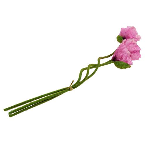 Article Coquelicots rose 59cm - 75cm 3 pcs