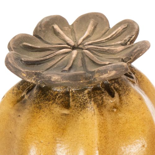 Article Tuteur de jardin en forme de capsule de pavot pour une décoration élégante de jardin, massif de fleurs ou balcon, 60 cm, lot de 2