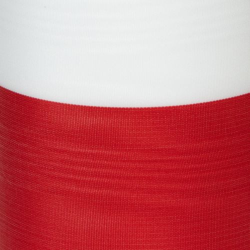 Ruban moiré pour couronne, ruban de deuil blanc et rouge, ruban décoratif 150 mm, ruban commémoratif à motif floral, taffetas d'acétate 25 m | Floristik24.fr