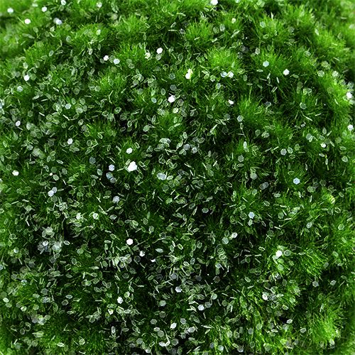 Floristik24 Boule mousse verte avec mica Ø15cm