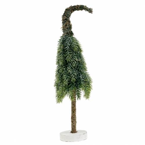 Floristik24 Sapin de Noël décoratif enneigé vert, blanc 40cm