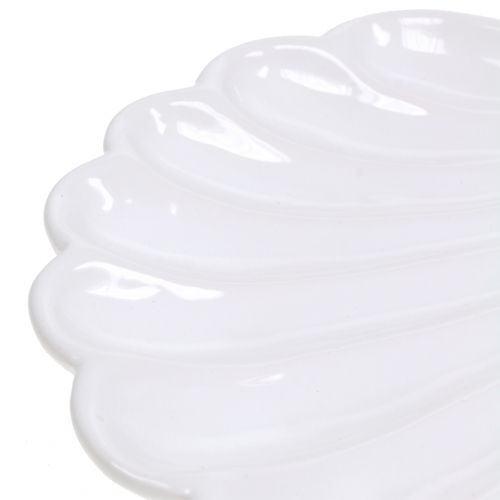 Floristik24 Coquille Décorative Blanc 15cm x 16cm 3pcs