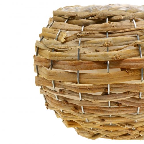 Floristik24 Ballon de basket à planter marron clair Ø21cm
