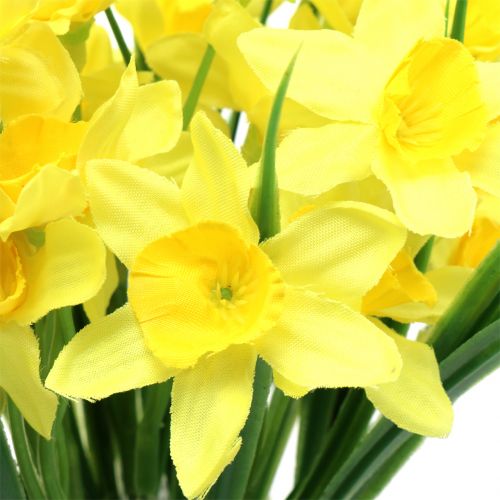 Floristik24 Narcisse jaune 27cm 12pcs décoration de table