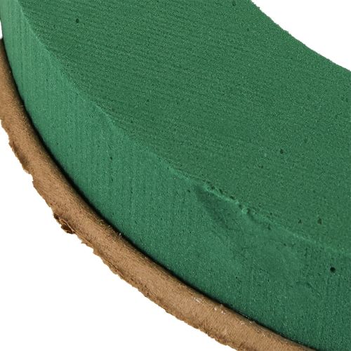 Article Base de couronne en mousse florale humide en carton Ø25cm 2 pièces