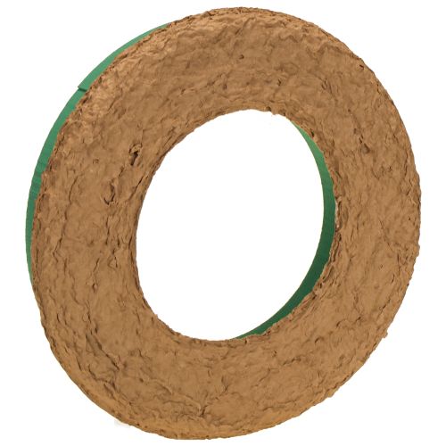 Article Base de couronne en mousse florale humide en carton Ø25cm 2 pièces