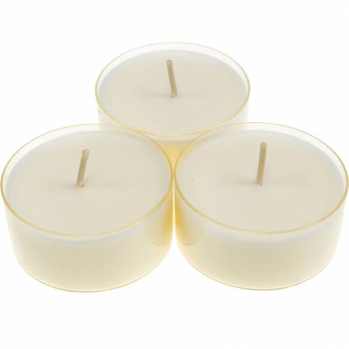 Article Bougies chauffe-plat Pure Nature Lights Durée de combustion 10 heures Bougies cire de colza 8 pcs
