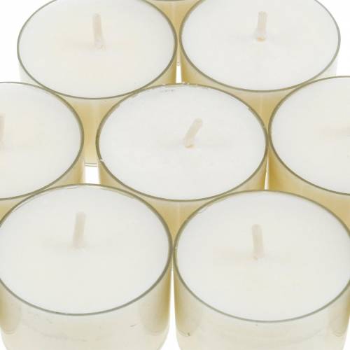 PURE Nature Lights bougies chauffe-plat cire de colza durée de combustion naturelle 7 heures 18pcs