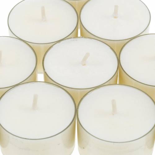 Article PURE Nature Lights bougies chauffe-plat cire de colza durée de combustion naturelle 7 heures 18pcs