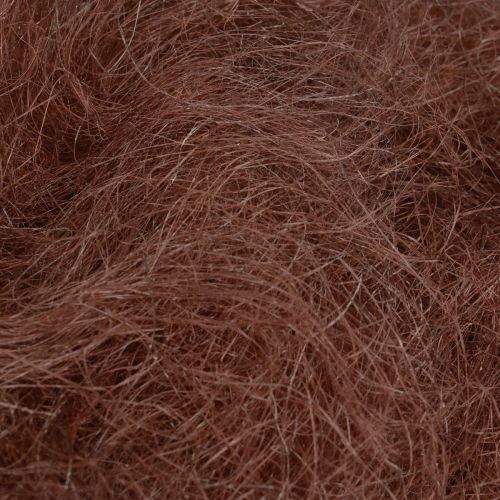 Article Herbe de sisal en fibres naturelles pour l&#39;artisanat Herbe de sisal marron 300g