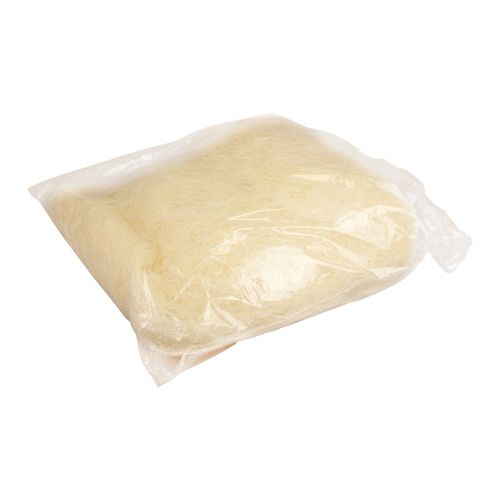 Article Herbe de sisal en fibres naturelles pour l&#39;artisanat Herbe de sisal blanc crème 500g