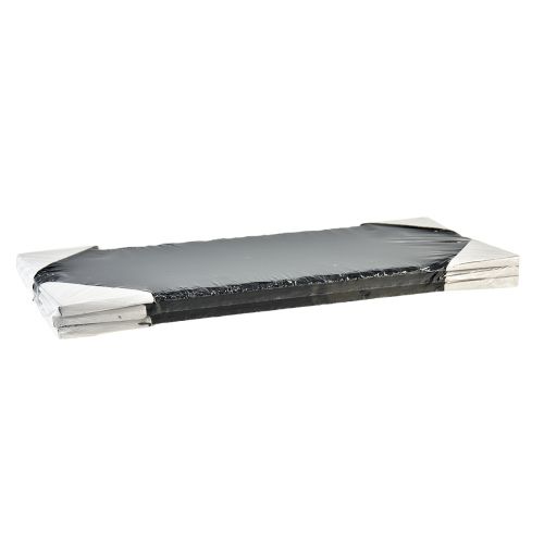Article Assiette en ardoise naturelle plateau en pierre rectangulaire noir 30×12,5cm 4 pcs