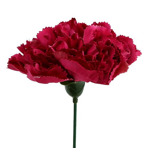 Floristik24 Oeillet Rose Ø9cm L11cm 12 pcs
