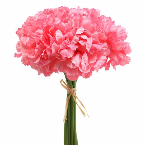 Article Oeillet Artificiel Rose 25cm 7pcs Plante artificielle comme la vraie !