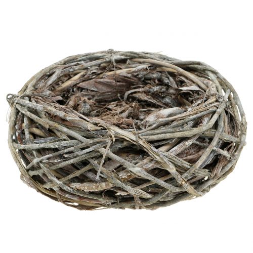 Floristik24 Déco nid nature Ø17cm 2pcs
