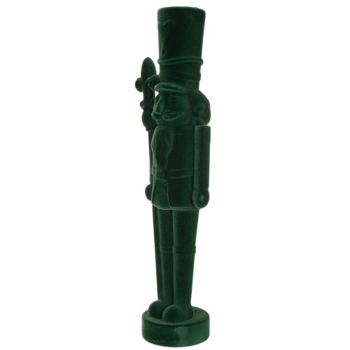 Nutcracker figurine en feutrine verte 77 cm décoration de Noël intérieure | Floristik24.fr