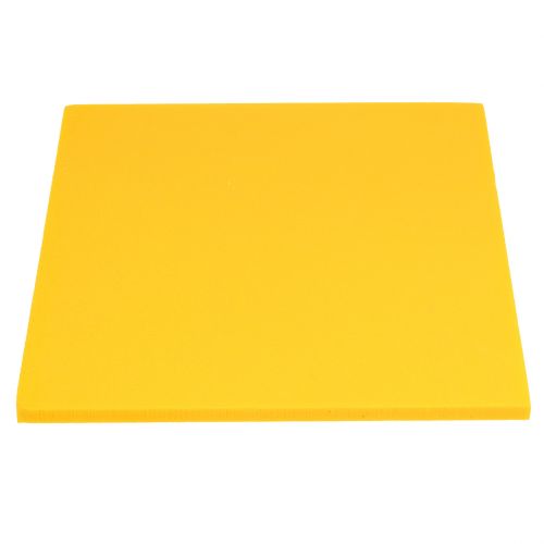 Floristik24 Panneaux design en mousse florale, jaune 34,5 cm × 34,5 cm, 3 pièces