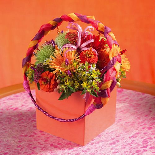Article Arrangement de table en brique de mousse florale 11 cm x 11 cm x 8,5 cm 4 pcs