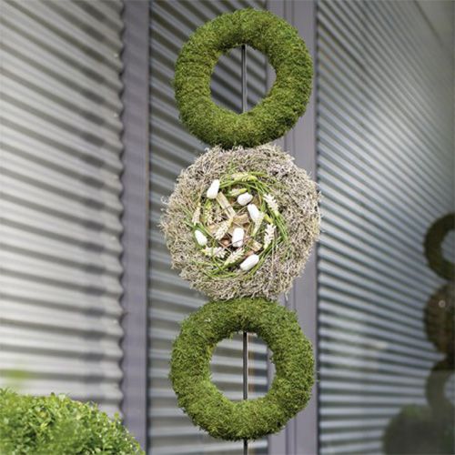 Article Couronne d&#39;anneaux en mousse florale H4cm Ø30cm 4 pcs